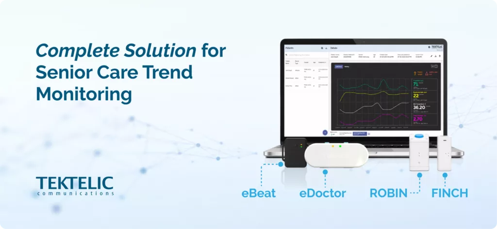 TEKTELIC for senior care trend monitoring