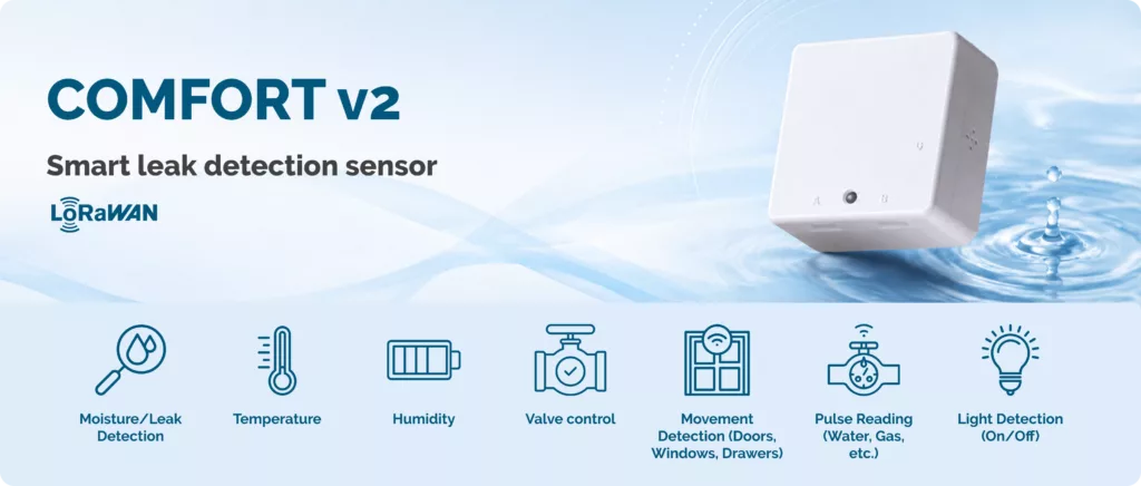 COMFORT v2 LoRaWAN® Leak Detection Sensor
