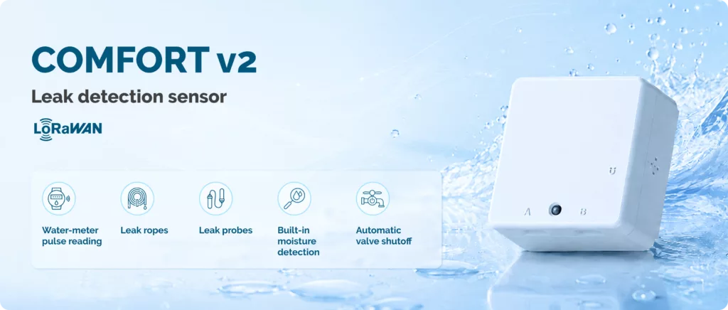 Comfort v2 - Smark leak detection and metering by TEKTELIC