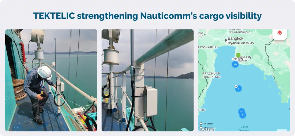 TEKTELIC strengthening Nauticomm's cargo visibility