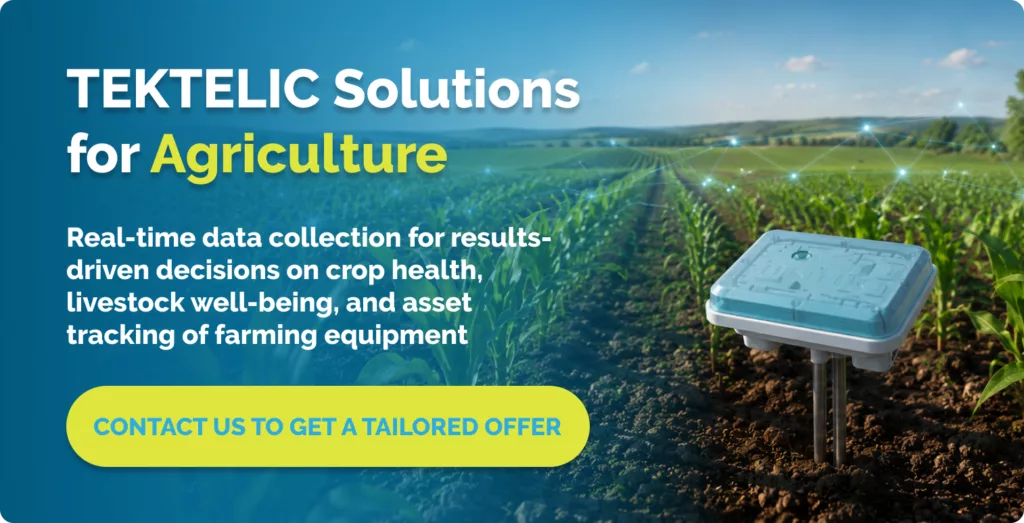 IoT and LoRaWAN solutions for smart agriculture