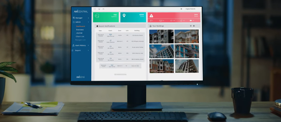 Akisens IoT Dashboard