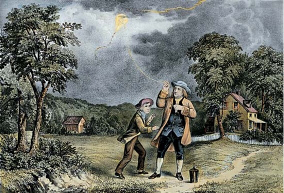 The Benjamin Franklin Kite Experiment