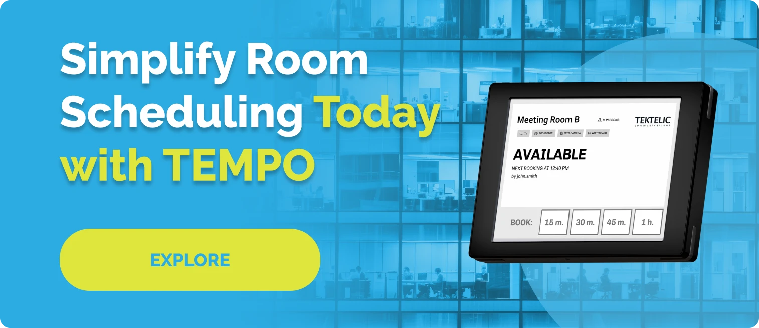 Simplify Room Scheduling with TEMPO